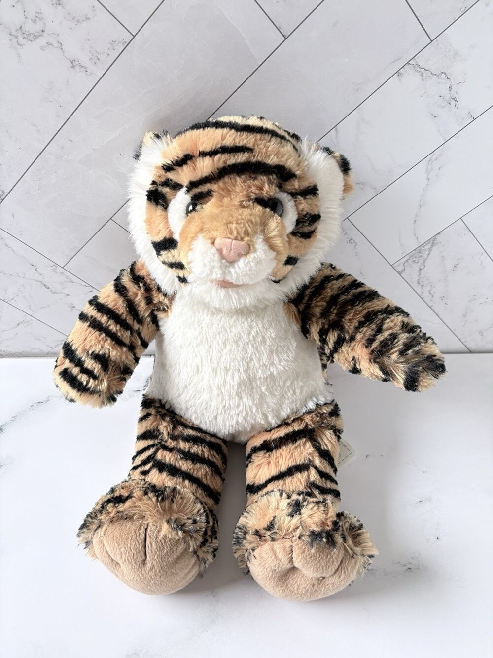 Build-A-Bear Tiger St. Louis Zoo Exclusive 2010 Bengal Open Mouth Plush BAB